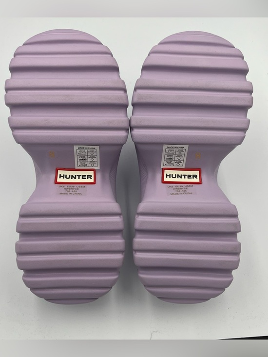 HUNTER Bryce Platform Clog Slip on Clogs Light Purple Size 8 - Picture 7 of 7